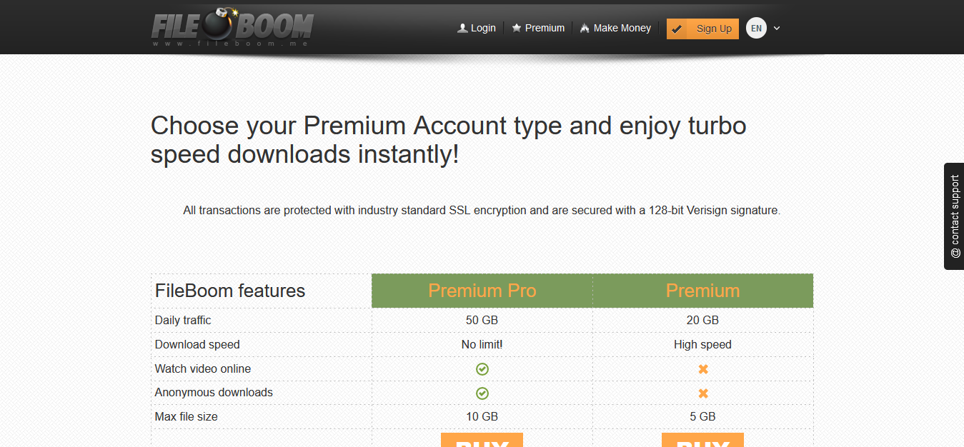 FileBoom PayPal